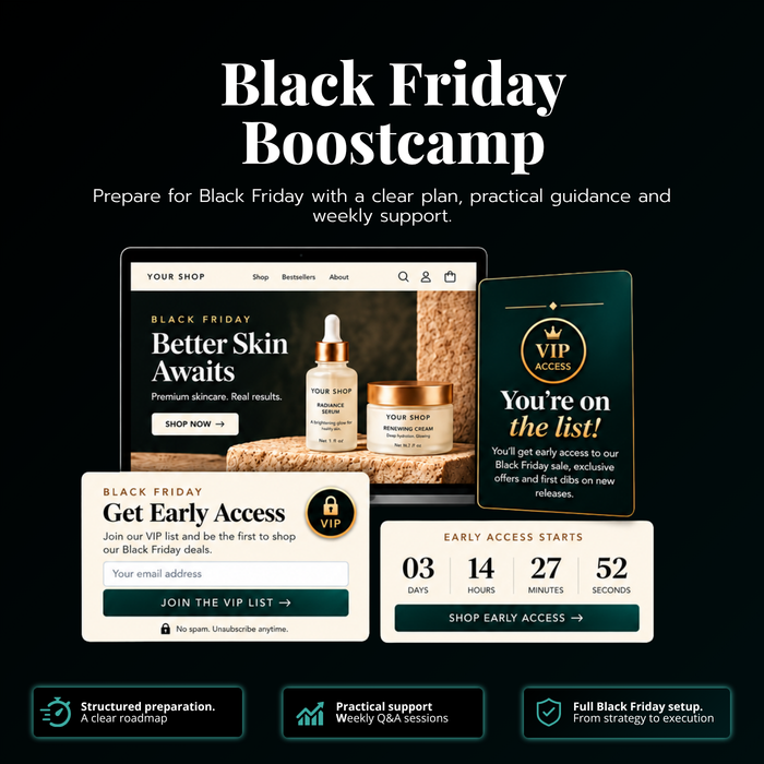 Black Friday Boostcamp