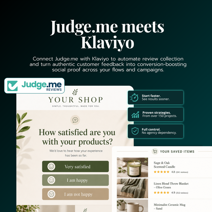 Judge.me meets Klaviyo