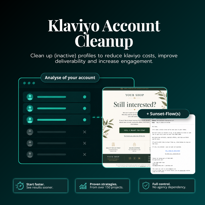 Klaviyo Account Cleanup