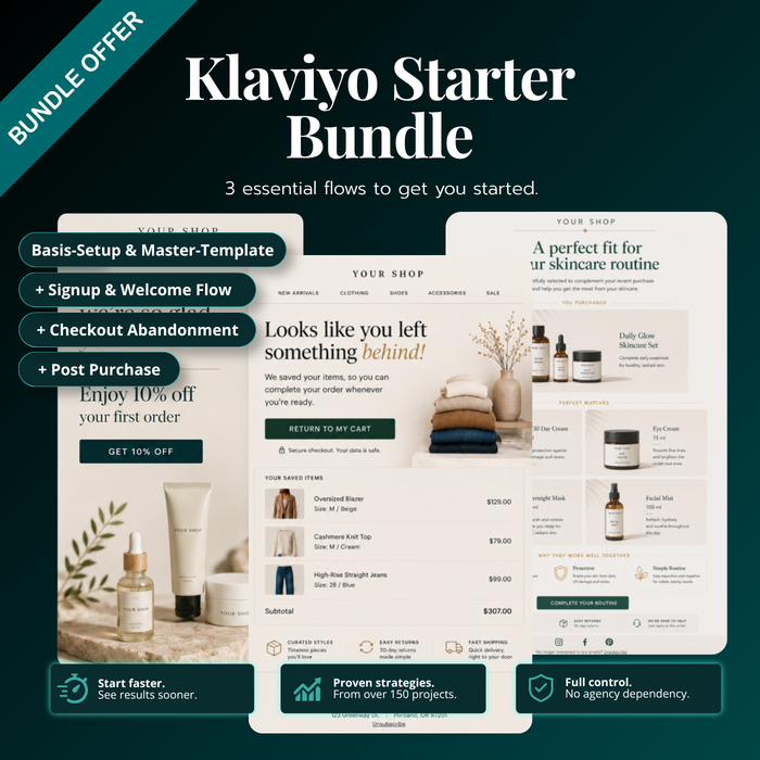 Klaviyo Starter Bundle