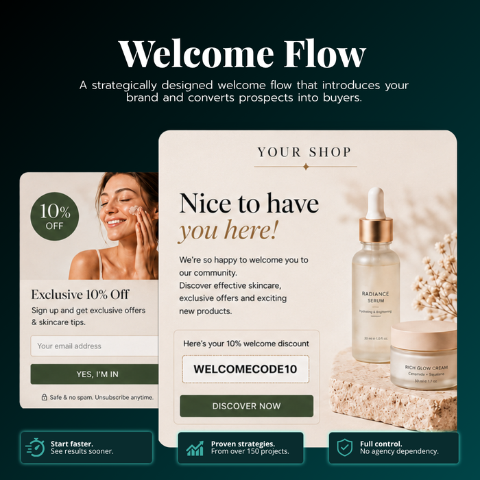Klaviyo Welcome Flow