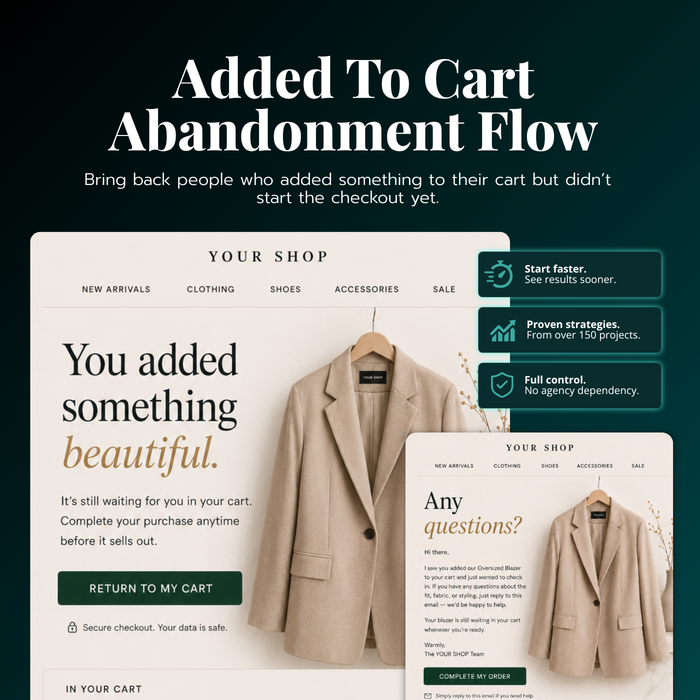AddedToCart Abandonment Flow