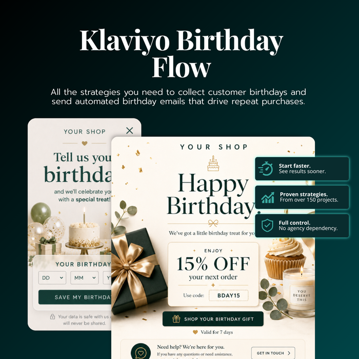 Klaviyo Birthday Flow Setup
