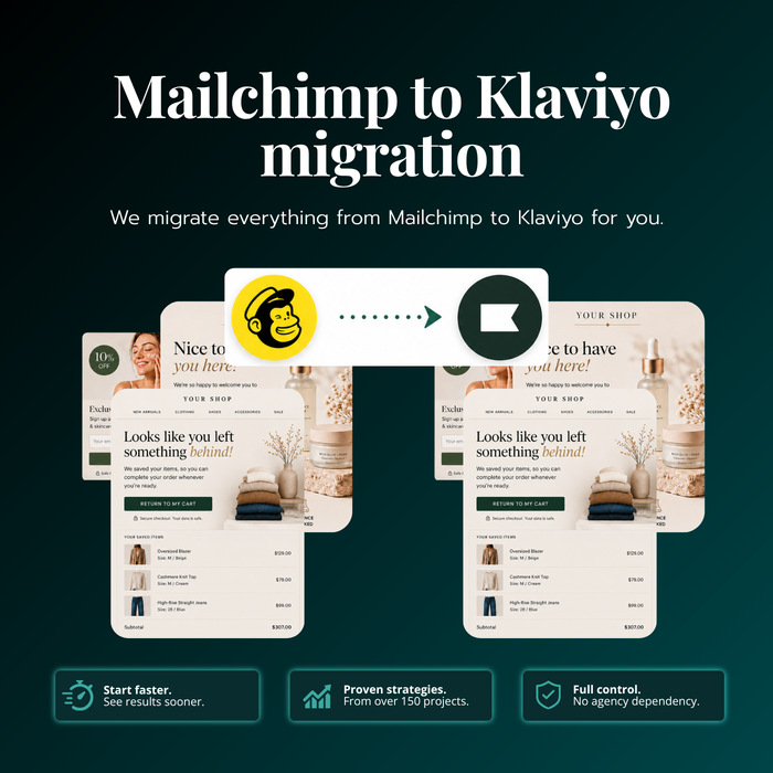 Mailchimp to Klaviyo migration